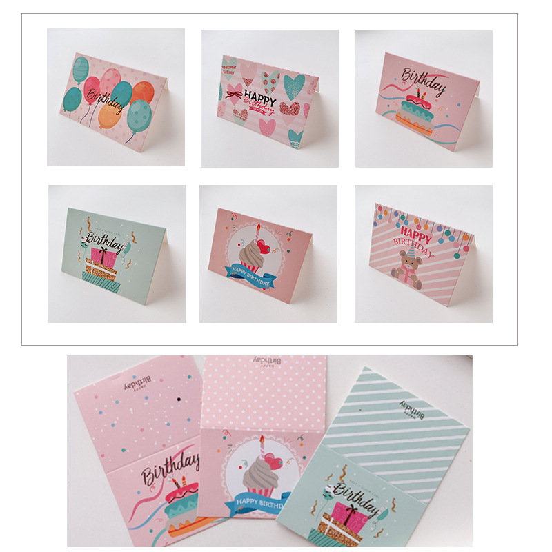 Sweet Monogram Festive Paper Printed Cards display picture 4