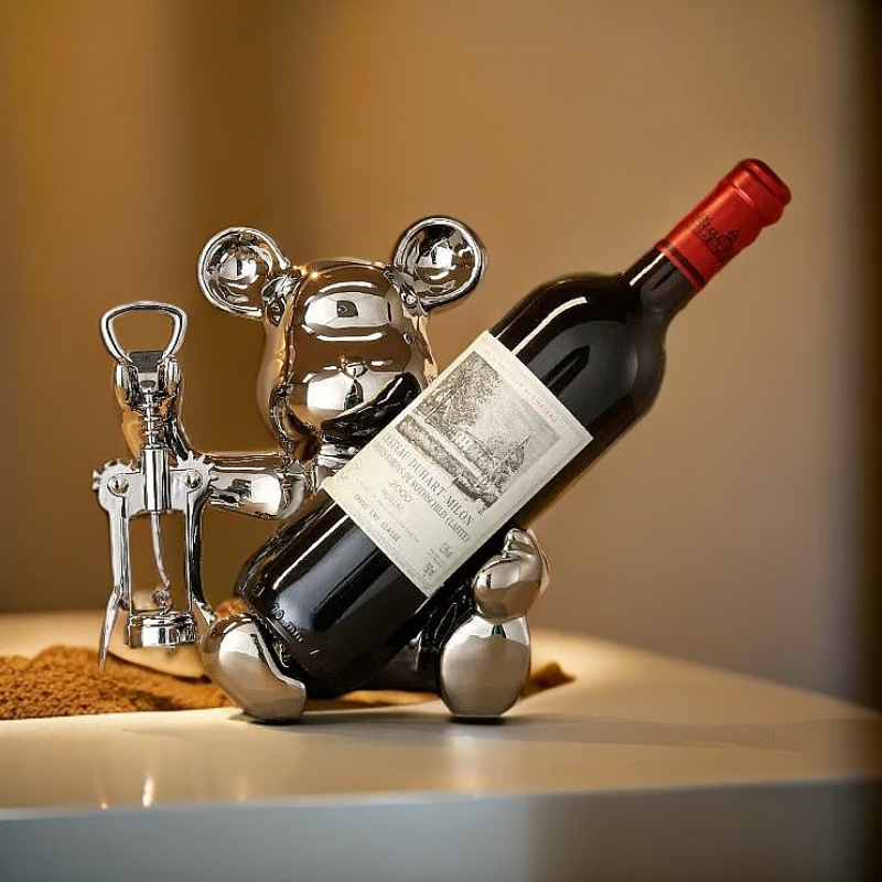 Creative High-end Home Entrance Living Room Wine Rack Ornaments TV Cabinet Wine Cabinet Sideboard Housewarming Decorations