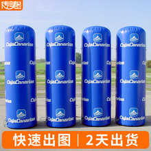 定制户外广告充气柱气模美陈展示pvc闭气立柱充气气柱子灯柱模型