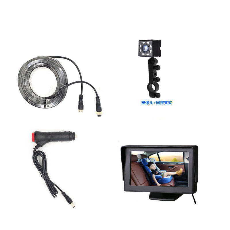 4.3-inch desktop aviation interface + dedicated camera + cigarette lighter