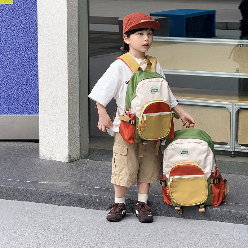 Mochila de moda coreana para niños y niñas, mochila de alta capacidad para estudiantes de escuela primaria, nueva mochila para niños de comercio exterior
