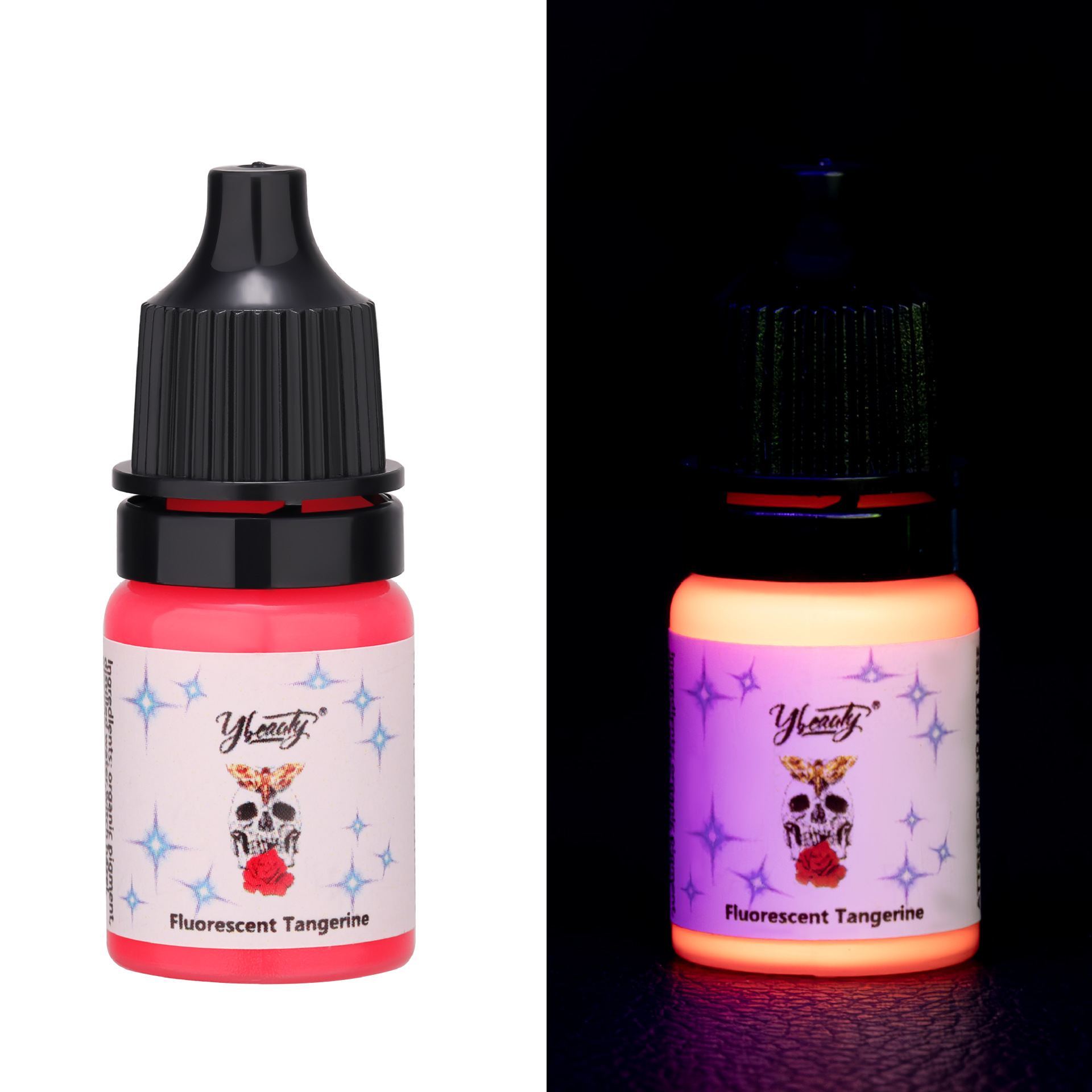 Tinta para tatuajes, pigmento de color para tatuajes 5ml/15ml, tinta fluorescente certificada por la FDA, certificación transfronteriza. image 13