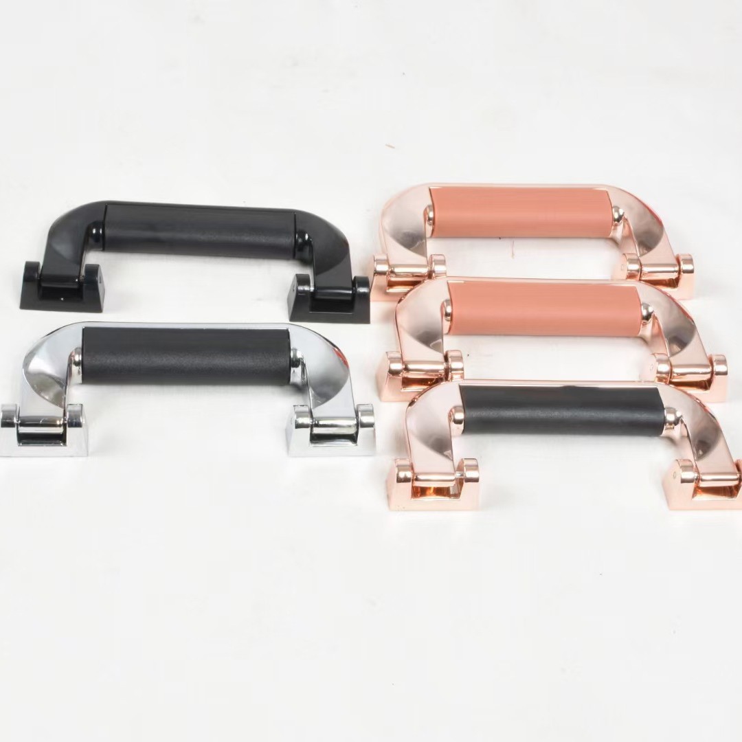 Maletas de plástico mango de aluminio americano mango de hardware accesorios de maletas de plástico marco de aluminio caja de tracción accesorios de maleta