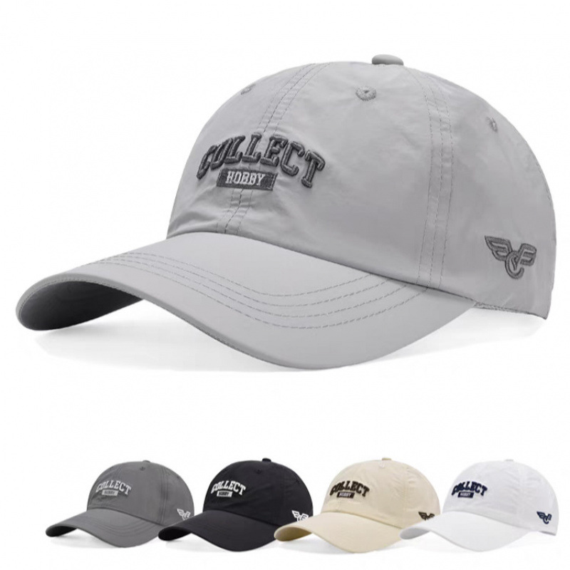 夏款速干帽網眼透氣薄款棒球帽戶外釣魚防曬遮陽帽帽子男女鴨舌帽