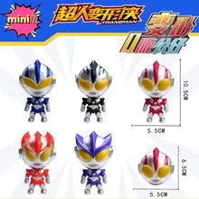 儿童奥特超人变形侠玩具 迷你款变形机器人手办公仔 适装75mm扭蛋