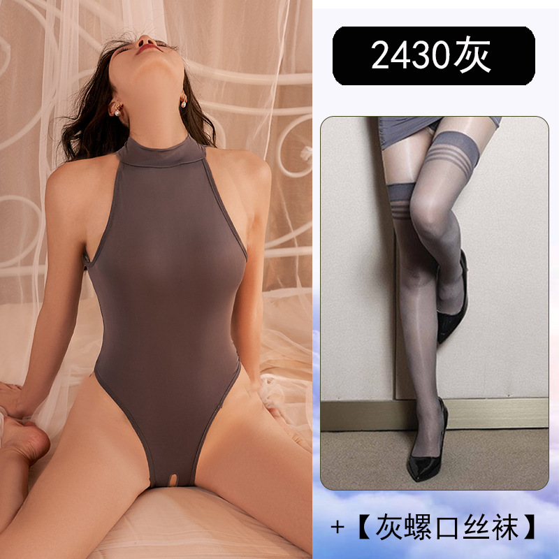 회색 + 회색 나사 스타킹