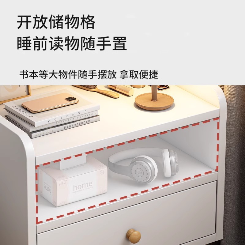 Tabera de cabecera pequeña mini dormitorio doméstico al lado de la cama almacenar armario pequeño para alquilar cabecera de cama piso