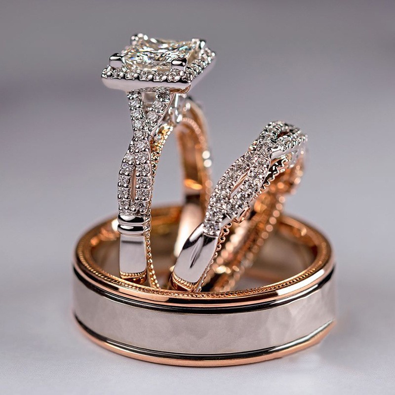 Shine Bright Everyday With Our Stunning Oval CZ Engagement Ring, 925 Sterling Silver Four-prong Setting. Stack With Three-row Cz, Minimalist Matte Geo_voghion.com