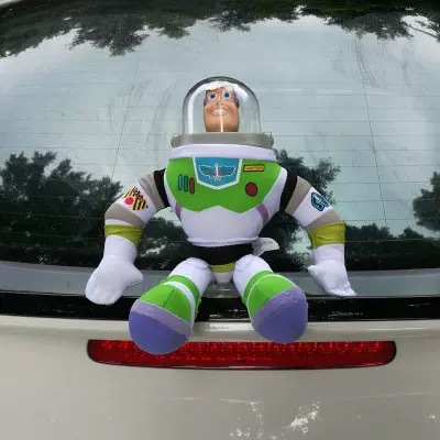 [Sitting] Buzz Lightyear has a hood