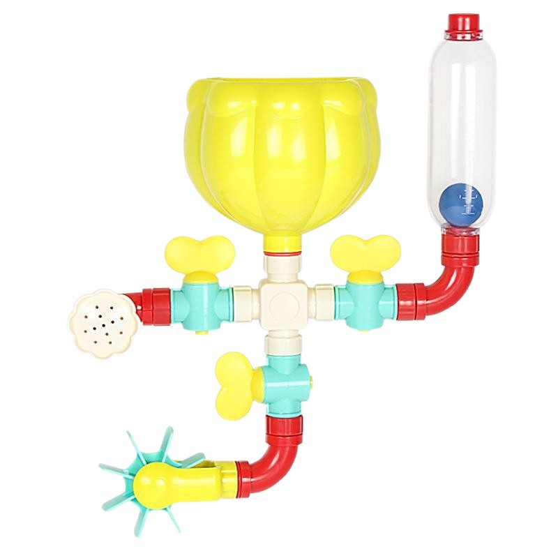 Cross-Border Infant Bath Toys, Children's Pipe Building Blocks, Educational Early Education Water Play Toys, Suitable for Both Boys and Girls