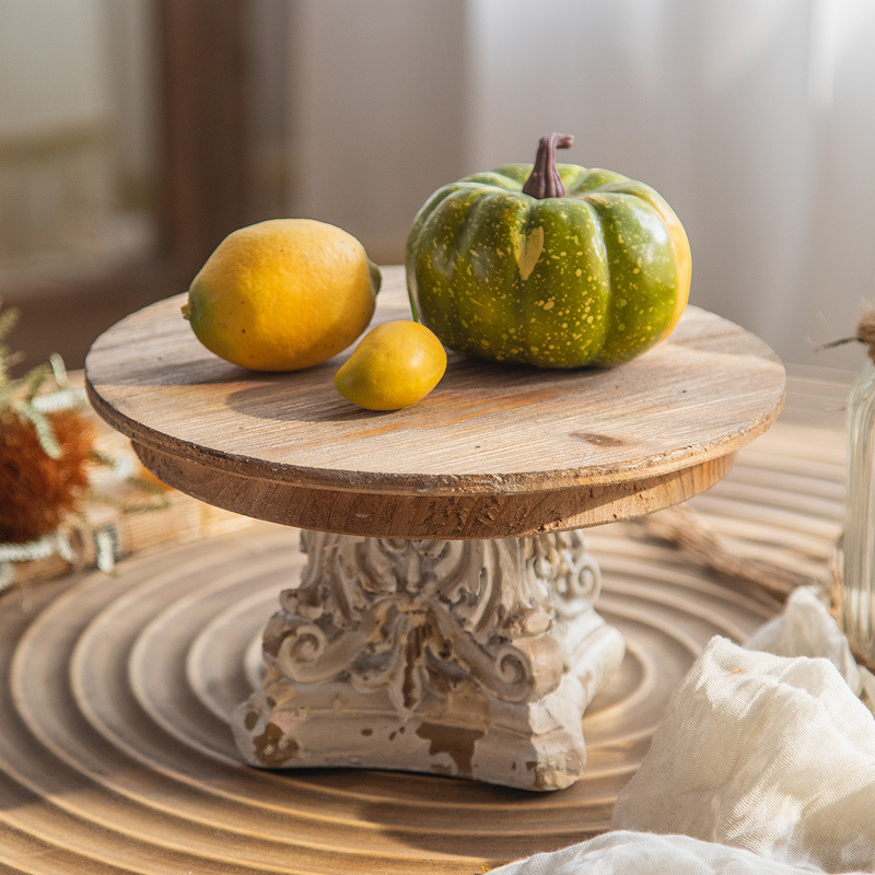 Pallet de frutas retrógradas esculpidas props de fotografía de boda decoración de puerta de entrada de alojamiento residencial para el almacenamiento de decoraciones de madera sólida viejas