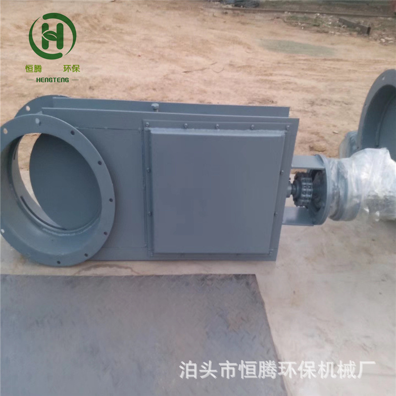 法兰手动双向平板闸阀400*400插板门螺旋闸门除尘器卸灰闸阀厂家
