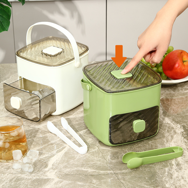 フリーズプレス家庭用食品グレード冷蔵庫蓋付き自家製ストレージアイスボックスインターネットセレブホットスタイル製氷型製氷皿ボックス|undefined