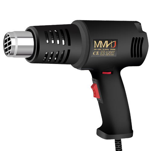 Temperature regulating hot air gun hot air blower industrial small heat shrinkable film plastic welding gun car film tool baking gun drying gun