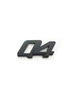 New Maserati Car Logo: Car logo - q4-gloss-black-one