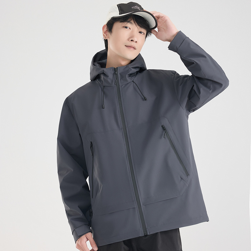 户外情侣硬壳冲锋衣女款运动防泼水防污透气徒步登山服外套男批发|undefined