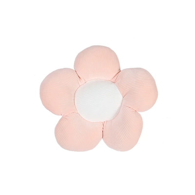 Seat cushion, seat cover – car seat cover - flower-headrest-powder-white-core