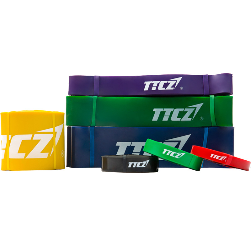 Fitness banda elástica banda de resistencia equipo de entrenamiento de pista y campo anillo de tensión equipo de fitness en casa