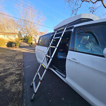 铝合金升降帐篷梯铝合金便携家用多功能伸缩人字梯户外专用折叠梯