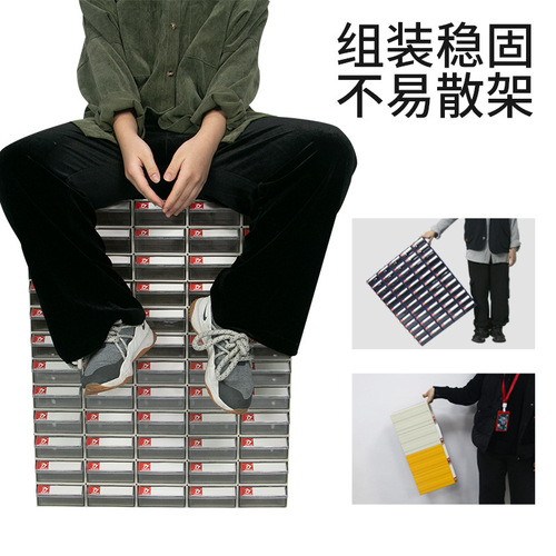 Parts box tool box parts cabinet drawer type component box storage box material box drawer type storage box accessory box