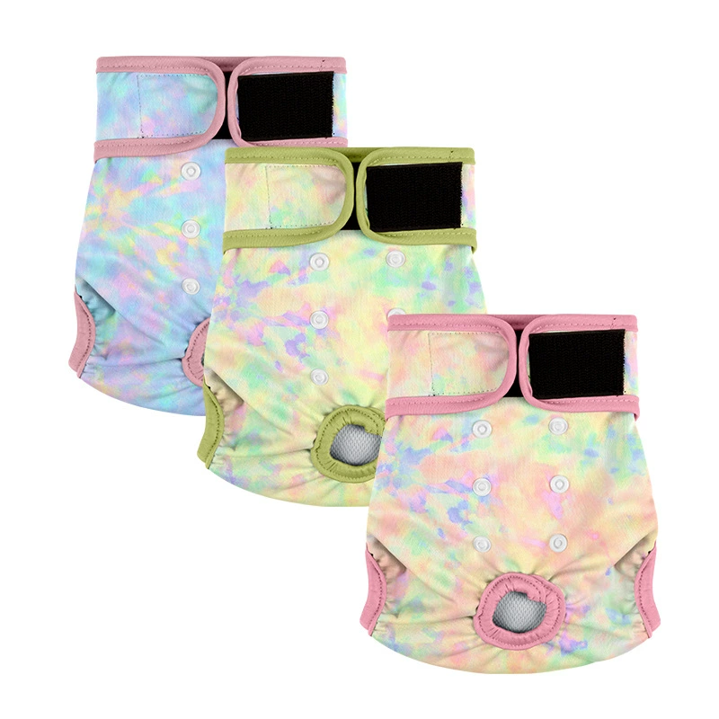 Трусы-подгузники Amazon для собак в период оestrus, гигиенические трусы для животных, моющиеся подгузники для собак, удобные для менструации, защита от приставания во время оestrus.