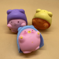 Cross-border Easter Rabbit Squeeze Stress Relief Toy Flour Ball Toy Internet Celebrity Fake Street Wholesale Factory