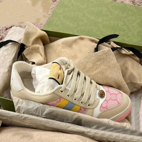 High version with chip G home high version dirty shoes for women 2024 New retro distressed small dirty shoes canvas shoes for women