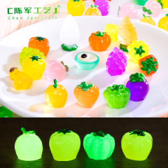 微景観シミュレーション夜光果物野菜食游盲袋DIYヘアピン飾り部品ミニ小物