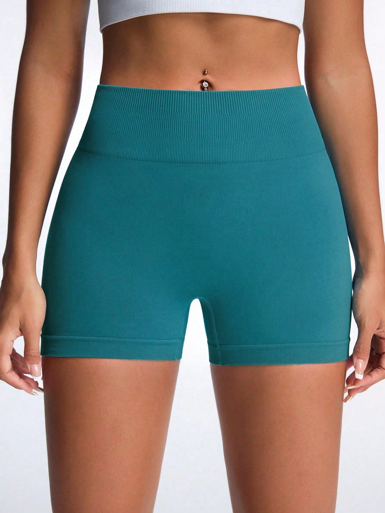 Sin costuras nuevos pantalones cortos de yoga de cintura alta para correr pantalones de fitness de cintura para elevar las caderas de alta elasticidad leggings deportivas