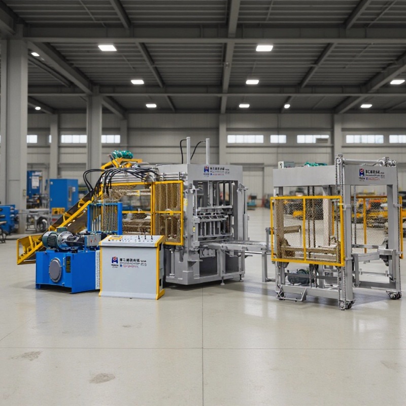 泉州QT8-15免烧空心砖机 大型水泥路面彩砖机 固废建筑垃圾制砖机