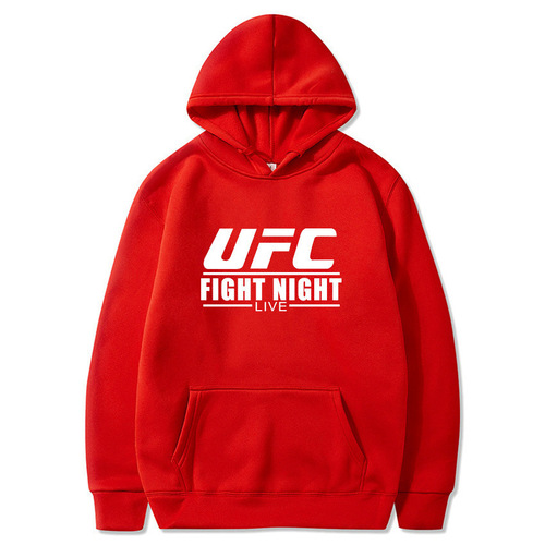 UFC Fashion Brand: Men's and Women's Printed Hoodies – Autumn/Winter Thickened, Casual, Versatile, & Sporty Tops