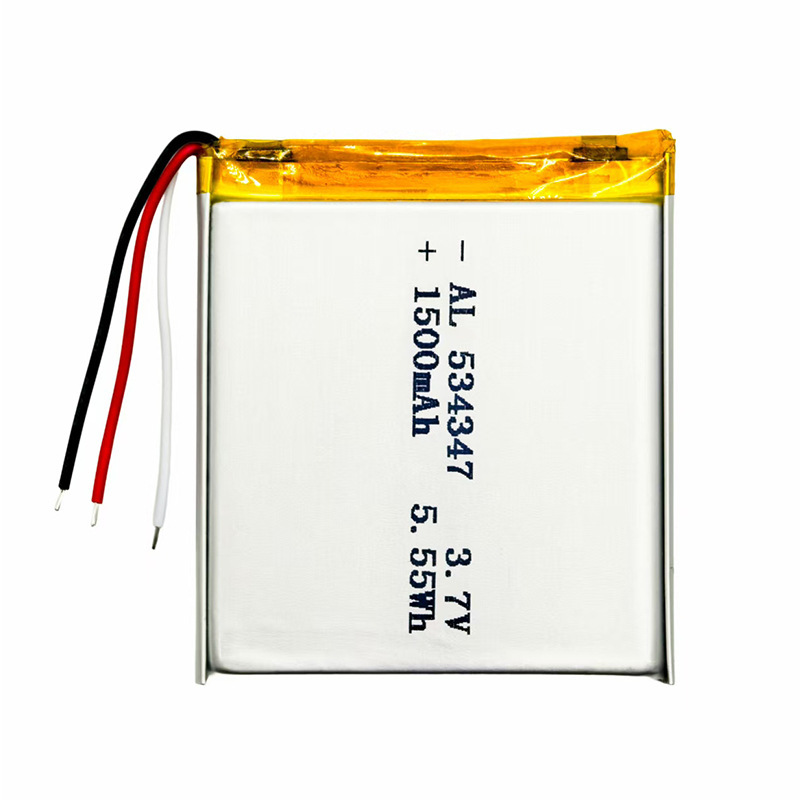 534347聚合物锂电池1500mAh 3.7V导航仪训狗器智能儿童电子学生证|undefined