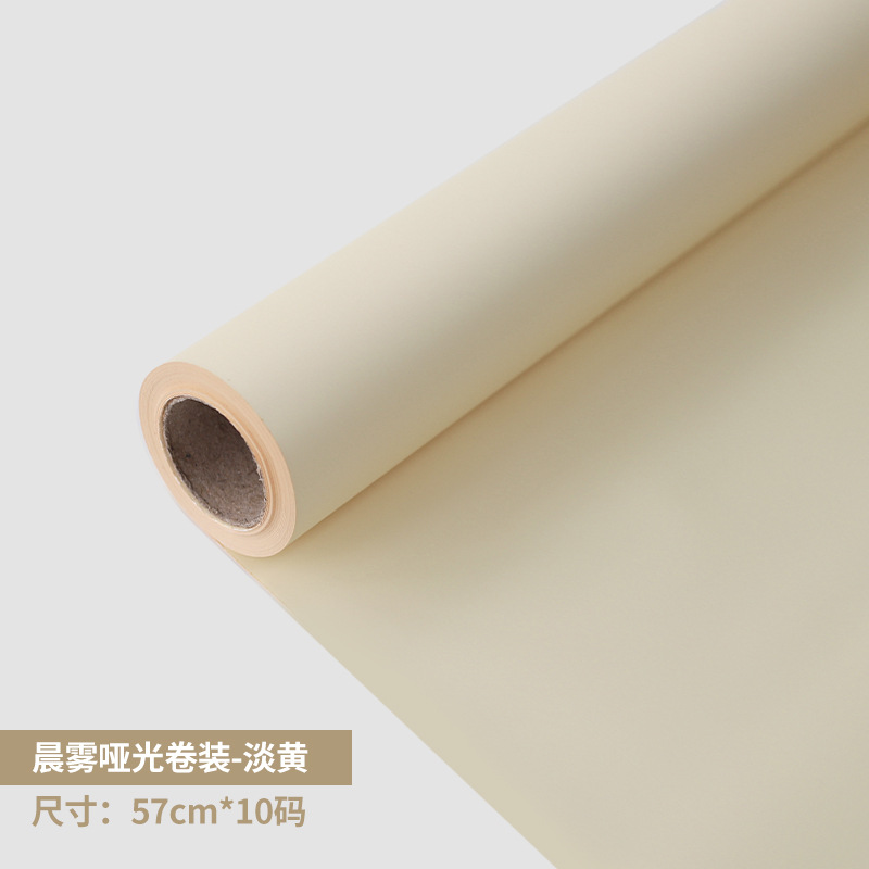 Mañana niebla papel mate Qixi engrosada flor papel de embalaje ramo papel de embalaje papel esmerilado rollo de papel coreano paquete de papel al por mayor