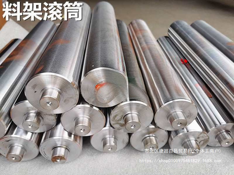 金属带锯床送料滚筒托辊送料架配件数控电动料架材料架子定 做尺