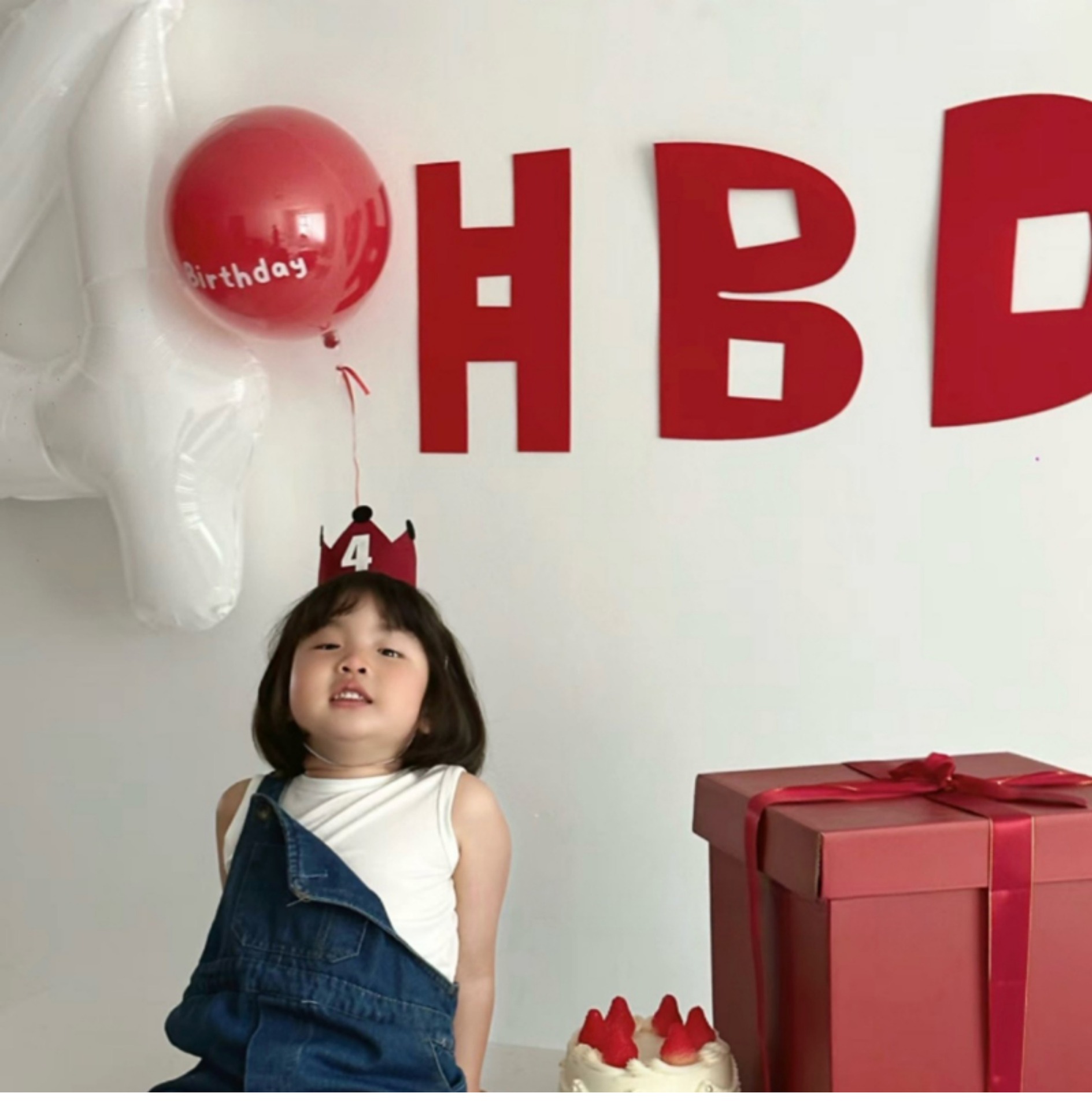 Birthday Decoration Set Red Felt Backdrop For Childrens Party_voghion.com