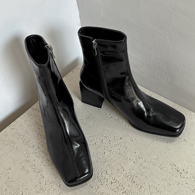 블랙 싱글 안감 6cm