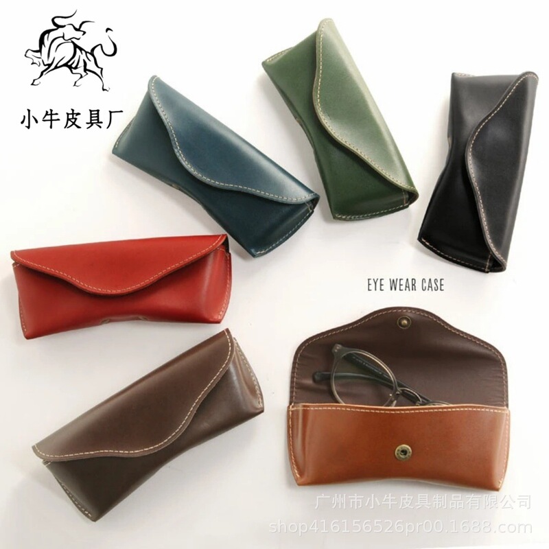 Lotte's Best-Selling Portable Snap-On Glasses Case with Simple Solid Color Design, Protective Case for Myopia Glasses, Sunglasses, and Sun Glasses