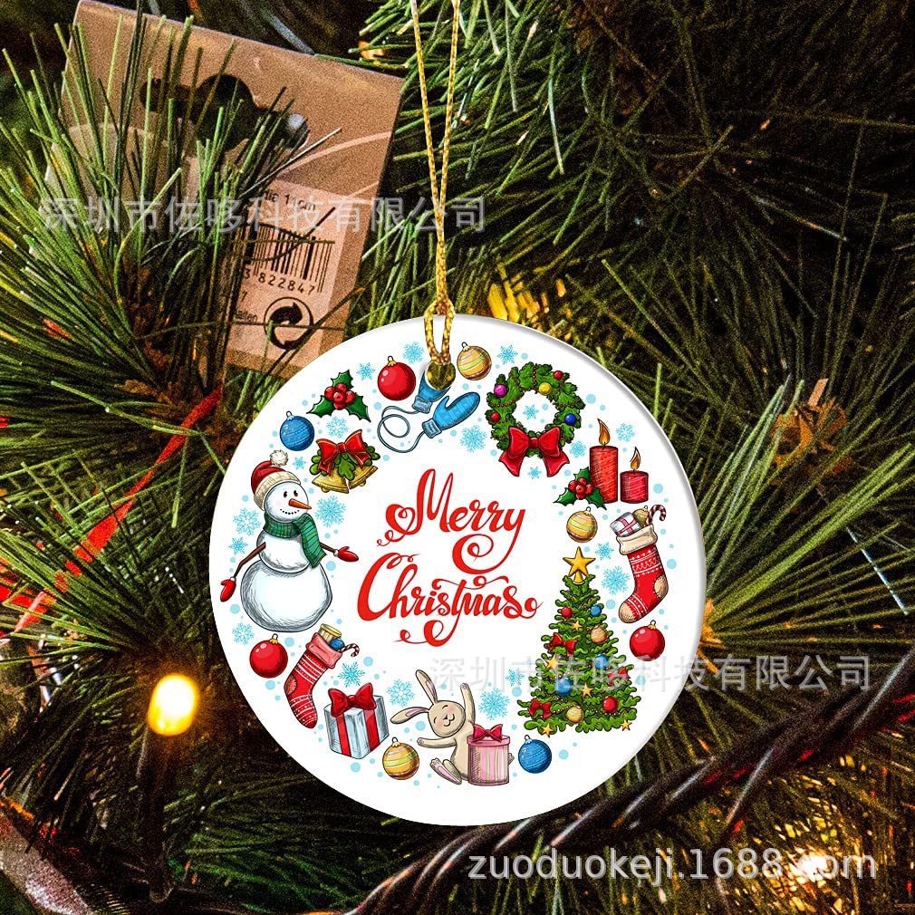 个性化新家圣诞挂饰，圣诞快乐警官挂饰 2021最创新圣诞吊坠装饰.