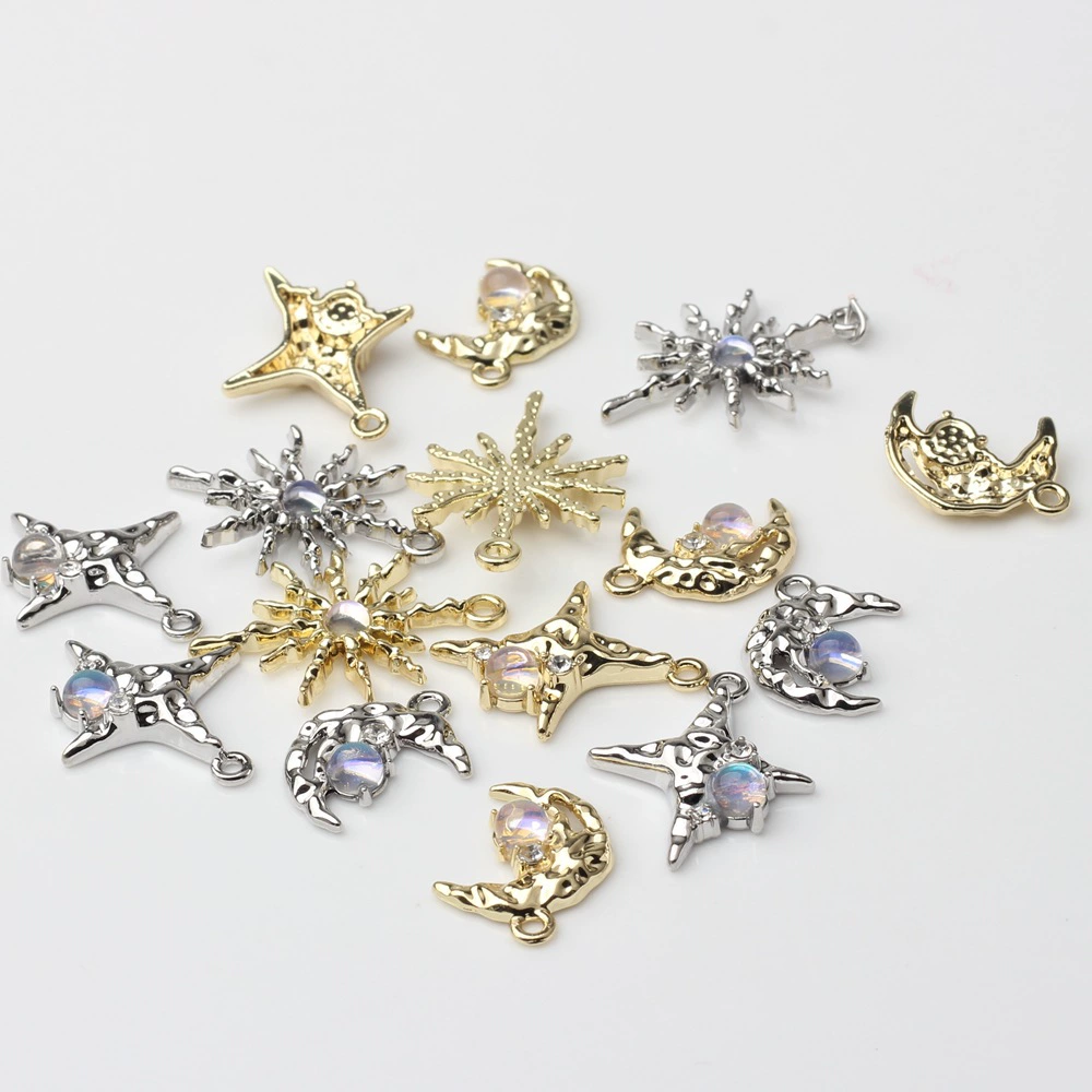 Металлическая каменная вставка, цирконий, кулон, аксессуары, серьги, материал, простой и элегантный дизайн