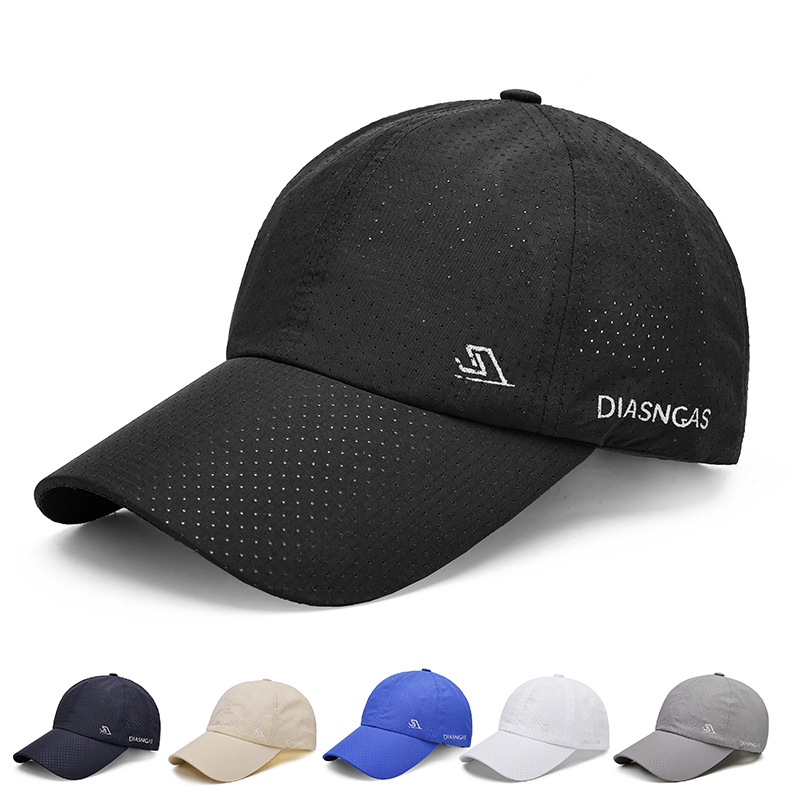 Casual men's spring summer travel quick dry thin baseball cap