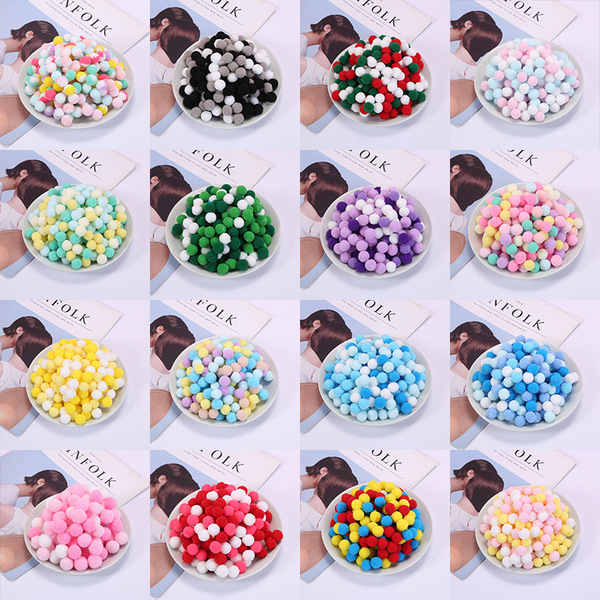 Colorful wool balls polyester high elastic wool balls DIY…