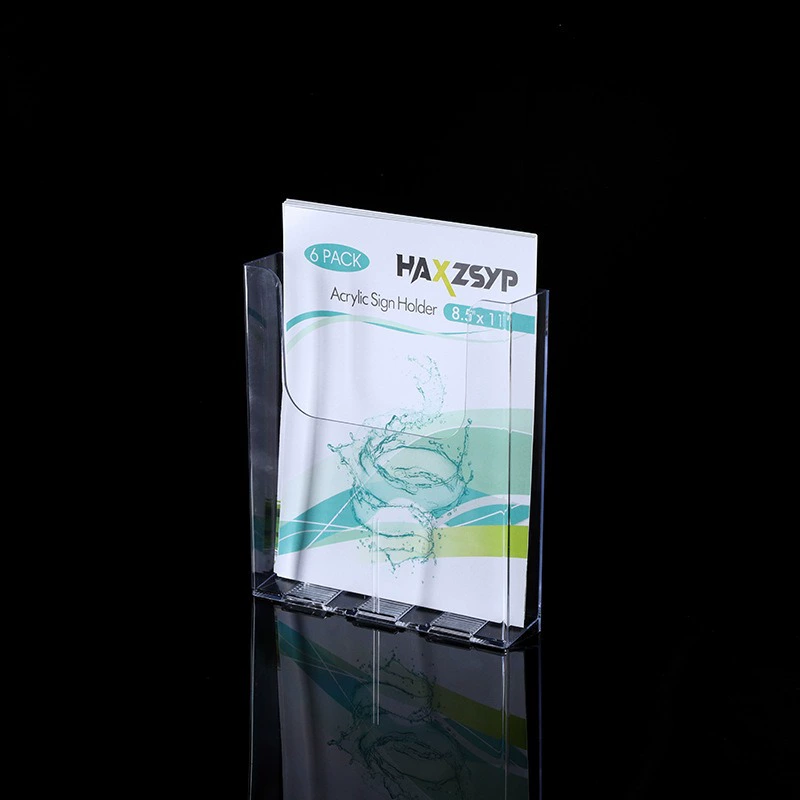 Акриловая настенная стойка для рекламных материалов формата А4, стойка для каталога документов, стойка для журналов, стойка для газет, Настенная коробка для визитных карточек, одностраничная стойка