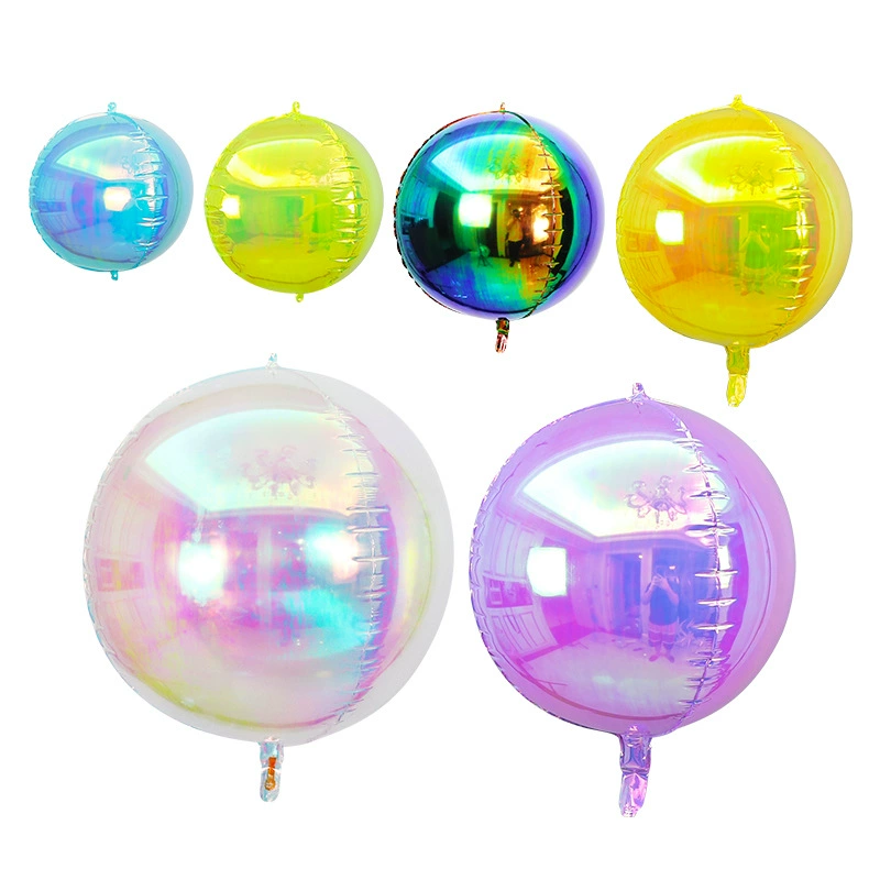 Новый 22/10 дюймов/12 дюймов 4D красочный круглый шар куб свадебная вечеринка по случаю дня рождения декоративные воздушные шары оптом