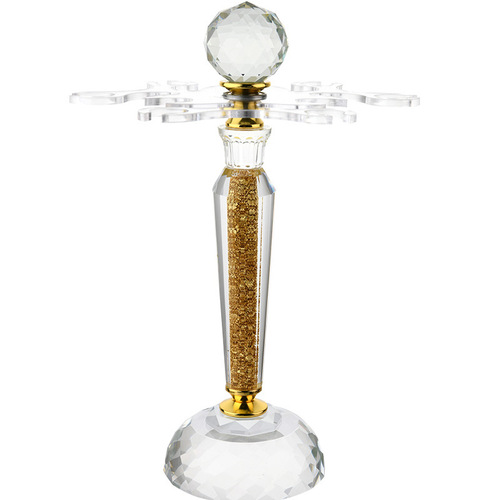 Manufacturer European style goblet champagne glass hanging wine glass rack creative gift crystal red wine rotating cup rack