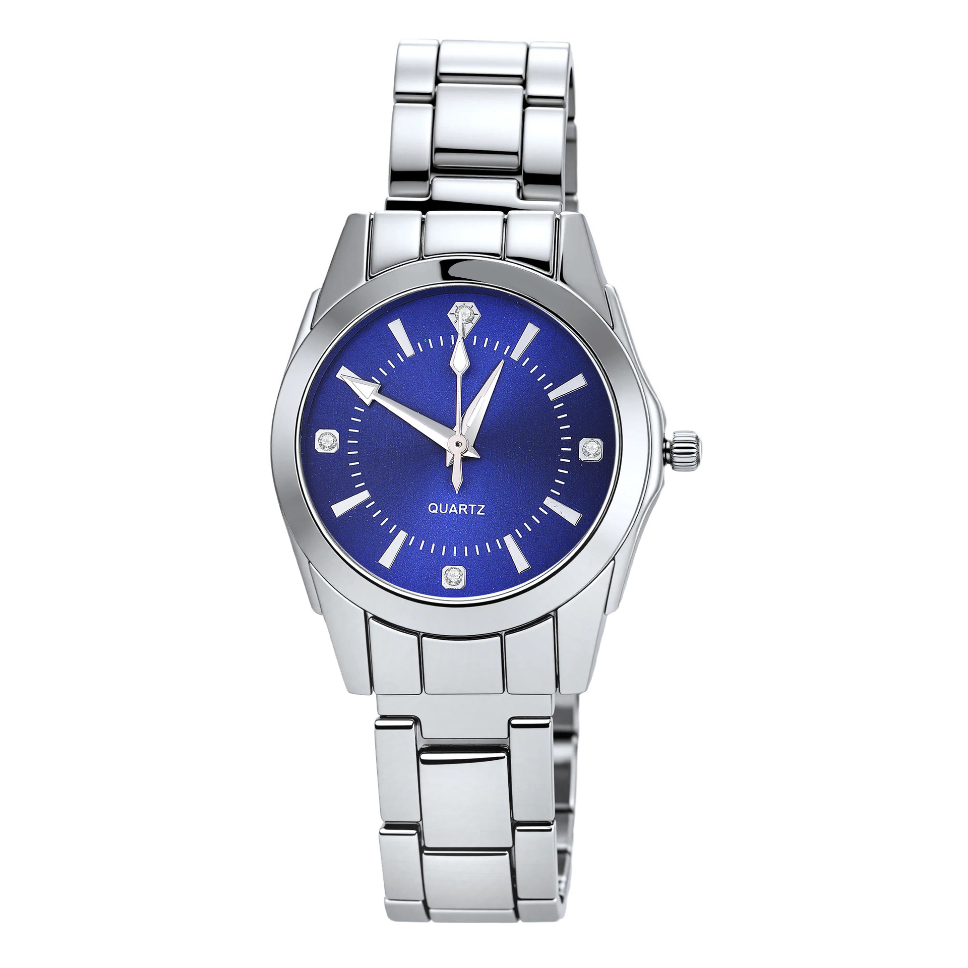 블루 실버 벨트