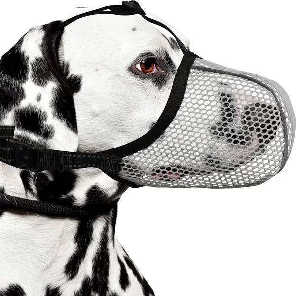 Cross-border Anti-bite Dog Muzzle Mesh Breathable Anti-barking and Anti-eating Pet Mask Large and Small Dog Muzzle