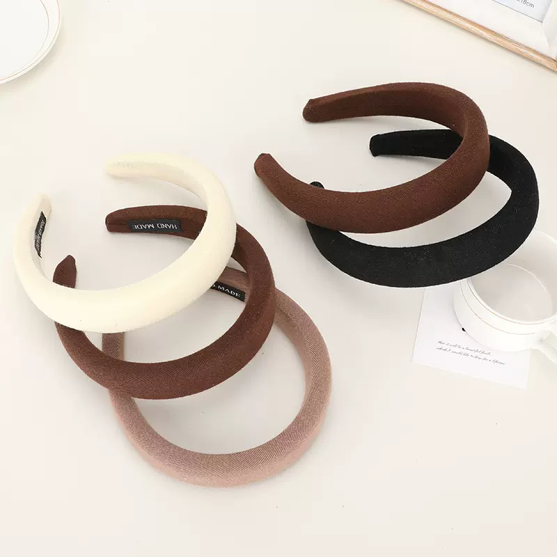 宽边高颅顶海绵发箍网红2022年新款洗脸防滑发卡女高级感压发头箍