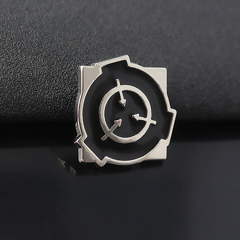 SCP Foundation Metal Brooch Paranormal Phenomena Mysterious Creature Collection Organization Badge
