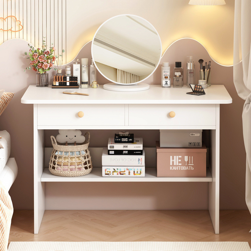 Mesa de maquillaje simple de alquiler de la casa mesa pequeña simple de la casa dormitorio de la niña escritorio escritorio de escritorio