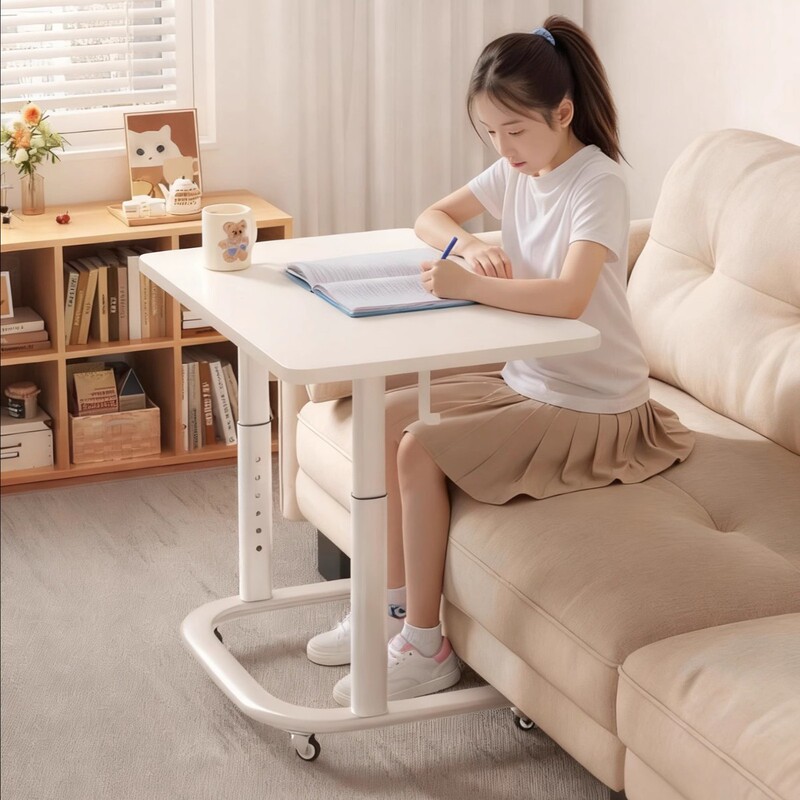 Adjustable Study Desk Simple Desk Movable Table Bedside Table Sofa Side Table Balcony Bedroom Small Apartment Side